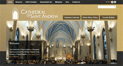 Desktop Screenshot of cathedralofsaintandrew.org